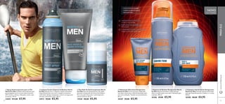 





9594
 Deo Roll-On Antitranspirante North
For Men Fórmula não gordurosa e de rápida
absorção, enriquecida com Arctic Pro Defence.
Para uma ação refrescante e antitranspirante
durante 24 horas. 50 ml.
15548 €8,00 €5,95
 Spray Antitranspirante para os Pés
North For Men Cuidado antitranspirante para
pés protegidos contra os maus odores durante
24H. Amacia e refresca. Adequado a todo o tipo
de sapatos. 150 ml.
23694 €11,00 €7,95
 Limpeza Facial e Espuma de Barbear North
for Men Solução 2 em 1: limpeza e espuma de barbear.
Limpa eﬁcazmente o seu rosto e assegura um barbear
confortável. Aplique massajando e remova com água para
uma pele refrescada e suave. 150 ml.
24912 €9,00 €5,95
 Hidratante Aftershave Revigorante
North for Men Creme de rosto revigorante,
com efeito refrescante e 24H de hidratação, após
uma única utilização. Testado instrumentalmente.
50 ml.
30387 €9,00 €5,95
 Champô e Gel de Duche Revigorante
North for Men Champô e gel de duche dupla
ação que limpa eﬁcazmente o cabelo e e o corpo.
250 ml.
30388 €8,00 €4,95
 Espuma de Barbear Revigorante North
for Men Espuma de barbear revigorante que
deixa a sua pele suave como seda e hidratada após
o barbear. 200 ml.
30386 €9,00 €5,95
www.oriﬂame.ptPARAELE
• COM EXTRATO DE GENGIBRE
• COMBATE OS SINAIS DE FADIGA
• REVITALIZAA PELE
ESPUMA DE BARBEAR
Pele suavizada
HIDRATANTE FACIAL
combate os sinais de fadiga
CHAMPÔ E GEL DE DUCHE
energiza ao mesmo tempo que limpa
NOVO
EDIÇÃO LIMITADA
 