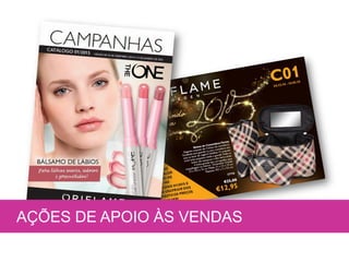 AÇÕES DE APOIO ÀS VENDAS
 