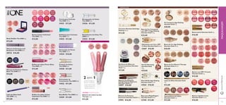 Blush IlluSkin The ONE 4 g. 
€13,00 
Máscara de Pestanas Lash 
Resistance The ONE 8 ml. 
30722 €16,00 
30461 
Black 
Blue 
THE ONE 
30460 
Black 
30574 
Fuchsia 
Excess 
30573 
Pink 
Unlimited 
30571 
Absolute 
Blush 
30576 
Violet 
Extreme 
30575 
Endless 
Red 
30572 
Always 
Cranberry 
30577 
Forever 
Plum 
30570 
Rosewood 
Eternity 
30578 
Mocha 
Intensity 
30569 
Infi nite 
Rose 
Batons Colour Unlimited 
The ONE 1 , 7 g. 
€14,00 
30628 
Nude 
Refl ection 
30630 
Soft 
Pink 
30632 
Iridescent 
Blush 
30629 
Rose 
Glacier 
30631 
Soft 
Coral 
30633 
Trendy 
Berry 
30634 
Luminous 
Violet 
30635 
Plum 
Dimension 
Brilhos de Lábios Power Shine 
The ONE 5 ml. 
€13,00 
30638 
Nude 
Confi dence 
30639 
All Day 
Pink 
30640 
Rose 
Unlimited 
30641 
True 
Blush 
30642 
Peach 
Evermore 
30643 
Pink 
Boost 
30644 
Very 
Fuchsia 
30645 
Plum 
Beyond 
Branqueador de Unhas 
The ONE 8 ml. 
31036 €11,00 
Revitalizante de Unhas The 
ONE 8 ml. 
31033 €11,00 
12286 
Transparent 
30379 
Natural 
Pink 
30381 
Caring 
Nude 
30977 
Pink 
Glow 
30978 
Shimmer 
Rose 
30979 
Luminous 
Peach 
ORIFLAME BEAUTY 
26894 
Porcelain 
26895 
Light 
Ivory 
26896 
Rose 
Ivory 
26897 
Natural 
Beige 
26898 
Amber 
Beige 
Corretor Giordani Gold Age 
Defying 10 ml. 
€12,00 
30992 
Frosted 
White 
30993 
Gold 
Sparkle 
30994 
Shimmering 
Grey 
30995 
Crystal 
Taupe 
30996 
Bronzed 
Burgundy 
GIORDANI GOLD 
Máscara de Pestanas Volume 
Blast The ONE 8 ml. 
€14,00 
31037 
Black 
31038 
Brown 
31039 
Grey 
31197 
Nude 
30377 
Ivory 
Beige 
30378 
Apricot 
Beige 
Sombras de Olhos em 
Creme Luminous Giordani 
Gold 4 , 5 g. 
€17,00 
Máscara de Pestanas 
Comprimento Supremo 
Giordani Gold 8 ml. 
24097 €16,00 
27093 Black 
Batons Jewel Giordani Gold 4 g. 
€16,00 
Batom com SPF 15 Iconic 
Giordani Gold 4 g. 
€15,00 
30954 
Nude 
Peach 
30955 
Lucent 
Pink 
30956 
Rose 
Petal 
30957 
Raspberry 
Blush 
30958 
Fuchsia 
Divine 
22744 
Dusky 
Nude 
22745 
Peach 
Kiss 
22746 
Pink 
Secret 
22747 
Mauve 
Dream 
22748 
Rose 
Blossom 
22749 
Cerise 
Pink 
22750 
Plum 
Desire 
22751 
Eternal 
Red 
22752 
Warm 
Coral 
22753 
Honey 
Chestnut 
Pó Compacto Age Defying 
Giordani Gold 7 g. 
€20,00 
21621 
Porcelain 
21622 
Light 
Ivory 
21623 
Natural 
Beige 
26517 
Natural 
26518 
Medium 
21624 
Natural 
Rose 
21625 
Golden 
Beige 
Bases de Cor Age Defying 
Giordani Gold 30 ml. 
€20,00 
25376 
Porcelain 
25377 
Light Ivory 
25378 
Natural 
Beige 
25379 
Golden 
Beige 
26516 
Light 
30449 
Rose 
Petal 
30457 
Lavender 
Lustre 
30448 
Pearly 
Pink 
30446 
Creamy 
Nude 
30445 
Satin 
Beige 
30447 
Pink 
Nude 
30458 
Copper 
Shine 
30452 
Raspberry 
Blush 
30451 
Lucent 
Pink 
30450 
Peach 
Pink 
30453 
Fuchsia 
Divine 
30455 
Red 
Fatale 
30454 
True 
Red 
30456 
Muted 
Plum 
30459 
Cherry 
Love 
Bases de Cor Mineral Therapy 
Giordani Gold 30 ml. 
€20,00 
22738 
Black 
23438 
Midnight 
Blue 
23440 
Onyx 
Grey 
22739 
Brown 
Lápis de Olhos Giordani Gold 
1 g. 
€13,00 
23812 
Brown 
23814 
Red 
{ 23811 
{ Nude} 
23813 
Rose 
Base de Cor Compacta 
com SPF 15 Age Defying 
Giordani Gold 10 g. 
€25,00 
Hidratante com Cor e SPF 
15 Glow Giordani Gold 30 ml. 
23667 €16,00 
21632 
Natural 
Radiance 
21633 
Natural 
Bronze 
23763 
Natural 
Peach 
24160 
Dark 
Bronze 
24097 Black 
Brilhos de Lábios Colour 
Unlimited The ONE 5 ml. 
€13,00 
2 em 1 
O interior protege com 
filtros UV e emolientes. 
A parte exterior hidrata 
e oferece aos lábios um 
delicado toque de cor. 
ÚLTIMA APRESENTAÇÃO 
Bálsamo de Lábios Lip Spa 
Therapy 1 , 6 g. 
€12,00 
Lápis de Olhos Kohl 
The ONE 1 , 3 g. 
€11,00 
Creme para Cutículas 
The ONE 10 ml. 
31031 €11,00 
Esfoliante para Cutículas 
The ONE 7 ml. 
31035 €11,00 
Removedor de Verniz 
The ONE 75 ml. 
31034 €10,00 
Protetor de Unhas 
The ONE 8 ml. 
31030 €11,00 
Estimulador de 
Crescimento The ONE 8 ml. 
31032 €11,00 
Base/Brilho The ONE 8 ml. 
31029 €11,00 
MAQUILHAGEM 
www.orifl ame.pt 
Pérolas Bronzing 
Giordani Gold 
25 g. 
€29,00 
Máscara de Pestanas 
Panorama Giordani Gold 8 ml. 
27093 €16,00 
Batons Líquidos Iconic 
Giordani Gold 4 , 5 ml. 
€16,00 
Elixir Brilho Age Defying 
Giordani Gold 15 ml. 
24563 €18,00 
Base para Maquilhagem 
Giordani Gold 30 ml. 
22760 €13,00 
Delineadores de Lábios 
Giordani Gold 1 g. 
€13,00 
124 125 
 