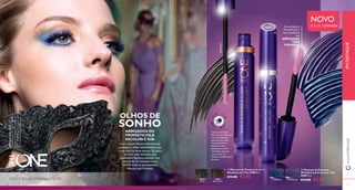  
 
31260 Blue 
30719 Black 
3 0719 3 1260 Blue 31261 Purple 
Black 
30720 
Black Brown 
31261 Purple 
10 
COLEÇÃO NORTHERN LIGHTS 
www.orifl ame.pt EM DESTAQUE 
11 
NOVO 
EDIÇÃO LIMITADA 
A Escova de Dupla 
Face foi concebida para 
criar uma defi nição 
suprema. As cerdas 
curtas levantam e 
defi nem as suas 
pestanas, as cerdas 
compridas separam- 
-nas, criando um 
volume e comprimento 
incríveis. 
A sua máscara 
WonderLash 5 
em 1 preferida, 
em 
ARROJADOS 
TONS 
PERLADOS 
 Máscara de Pestanas 5 em 1 
WonderLash The ONE 8 ml. 
€14,00 €7,95 
 Máscara de Pestanas 
WonderLash Prismatic The 
ONE 8 ml. 
€14,00 €7,95 
OLHOS DE 
SONHO 
ARROJADOS OU 
PRISMÁTICOS, A 
ESCOLHA É SUA 
Com a nossa Máscara WonderLash 
consegue o efeito deslumbrante que 
o seu look de festa merece. Ou, para 
um look mais divertido, mas 
igualmente fabuloso, adicione uma 
camada de cor cativante com a 
NOVA máscara para pestanas 
WonderLash Prismatic. 
A Modelo está a usar: Duos de Sombras de 
Olhos Prismatic The ONE 31177 Stellar Blue , 
Máscara de Pestanas WonderLash Prismatic The 
ONE 31260 Blue , Brilhos de Lábios Power Shine 
Prismatic The ONE 31171 Astral Lilac . 
 