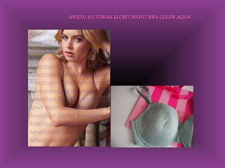 MOD2)  VICTORIAS SECRET BIOFIT BRA COLOR AQUA 