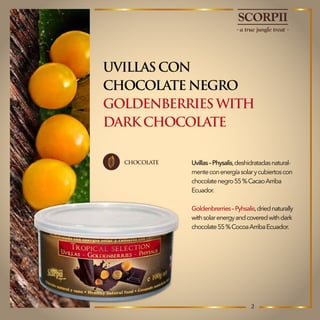 General catalogue from Biolcom Ecuador, delivery directly from paradise