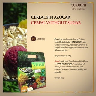 General catalogue from Biolcom Ecuador, delivery directly from paradise