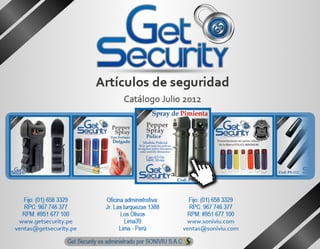 Get Security - Catalogo2012