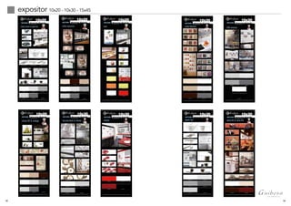 58 59
expositor 10x20 - 10x30 - 15x45
 