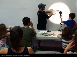 Oﬁcina de Teatro de Sombras com Mario de Ballentii
 