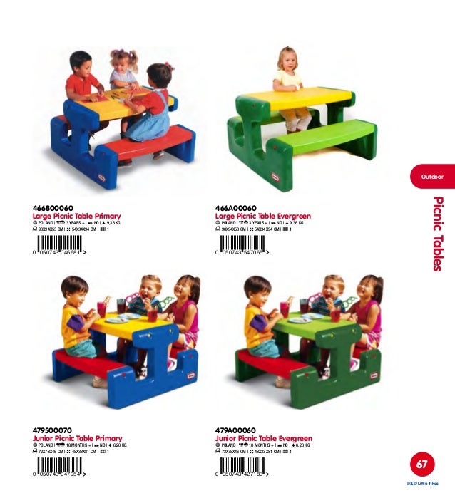 little tikes junior picnic table