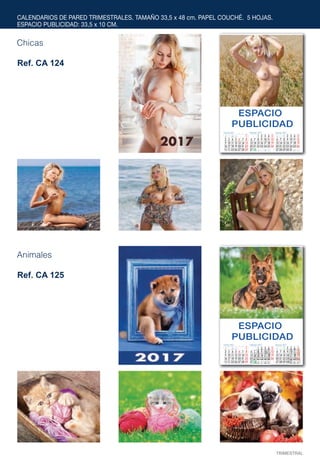 Catalogo 3 Calendarios 2017