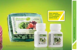 NUTRICIÓN
                                                   UNA TABLETA
                                                   DAILYTM APORTA
                                                   10 VITAMINAS
                                                   ESENCIALES




Este producto no es un medicamento, haz deporte.
                                                                    55
                                                                    131
 