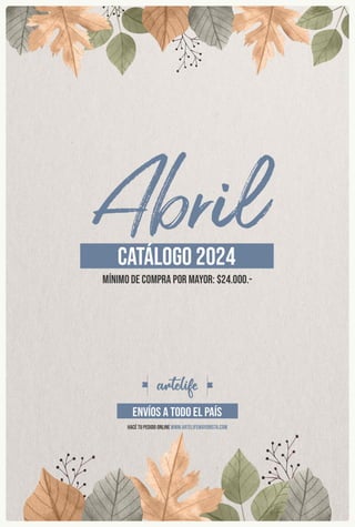 Catálogo Abril (Otoño 2024) en Artelife Regalería Cristiana