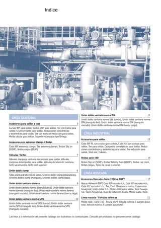 Catalogo accesorios acero inoxidable | PDF