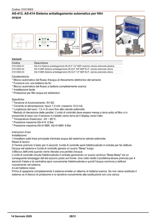 EWS Sostituzione Filtro Acqua SS Flusso Massimo, Monostadio A Carbone, Si Avvita Al Rubinetto, Rimuove Cloro E Pesticidi, 1 Anno Di Durata