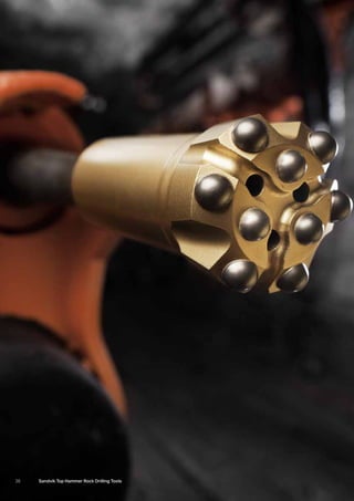 36 Sandvik Top Hammer Rock Drilling Tools
 