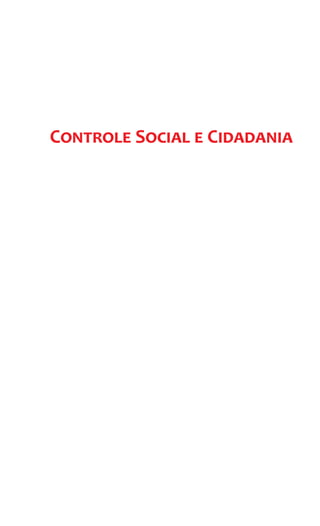 Controle Social e Cidadania
 