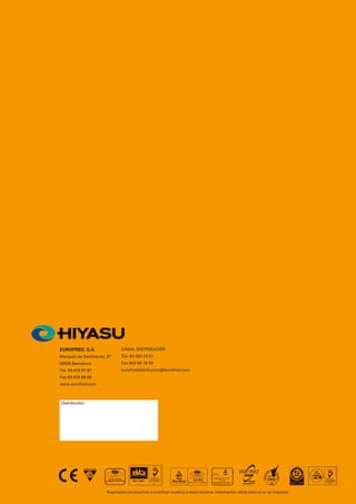 Catalogo aire acondicionado split hiyasu ash9 ui ek