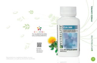 FITNESS CONTROL
Escanéalo
para ver la
Demostración
de producto.

Este producto es un suplemento dietario, no es un
medicamento y no suple una alimentación equilibrada.

17

 