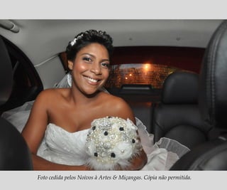 Foto cedida pelos Noivos à Artes & Miçangas. Cópia não permitida.
 