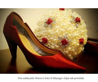 Foto cedida pelos Noivos à Artes & Miçangas. Cópia não permitida.
 