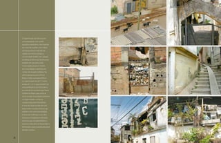 O Aglomerado da Serra possui
     uma população com poder
     aquisitivo baixíssimo, mas inserida
     em uma das regiões com índice
     socioeconômico mais alto da
     cidade. Ao mesmo tempo a
     Universidade FUMEC tem optado
     estrategicamente por desenvolver
     projetos de natureza social
     nessa região, já que é vizinha
     da Universidade e delimita um
     campo de atuação solidária. Na
     última pesquisa para a Prova
     Brasil o índice socioeconômico
     no Aglomerado foi de 1.1 numa
     escala de 1 a 5. E aqui também há
     uma justificativa concreta para a
     escolha da Escola Municipal Padre
     Guilherme Peters que, entre as
     cinco escolas municipais existentes
     no Aglomerado, conforme
     comprovado pelo Prova Brasil,
     é uma das duas escolas de mais
     baixo índice socioeconômico da
     cidade e com uma necessidade
     imensa de melhorar a sua infra-
     estrutura e estabelecer parcerias
     externas que complementem o
     processo educativo e respondam a
     demandas a que a escola não pode
     atender sozinha.


30                                         31
 