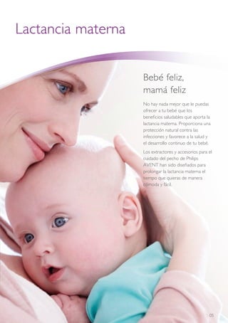 Lactancia materna 
Bebé feliz, 
mamá feliz 
No hay nada mejor que le puedas 
ofrecer a tu bebé que los 
beneficios saludab...