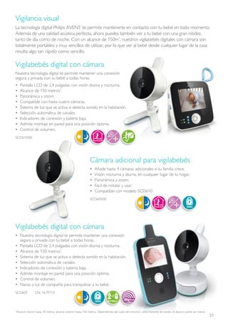 Avent Vigilabebes Audio y Video SCD603