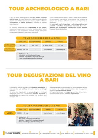 Catalogo 2026 Dealer - Tour su Bari e Puglia | PDF
