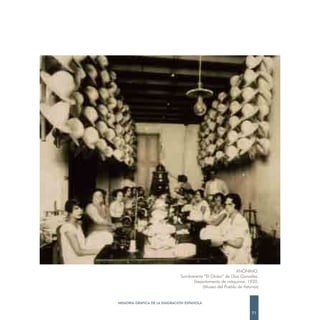 ANÓNIMO.
                              Sombrerería “El Globo” de Díaz González.
                                    Departamento de máquinas. 1920.
                                         (Museo del Pueblo de Asturias)


MEMORIA GRÁFICA DE LA EMIGRACIÓN ESPAÑOLA

                                                                   71
 