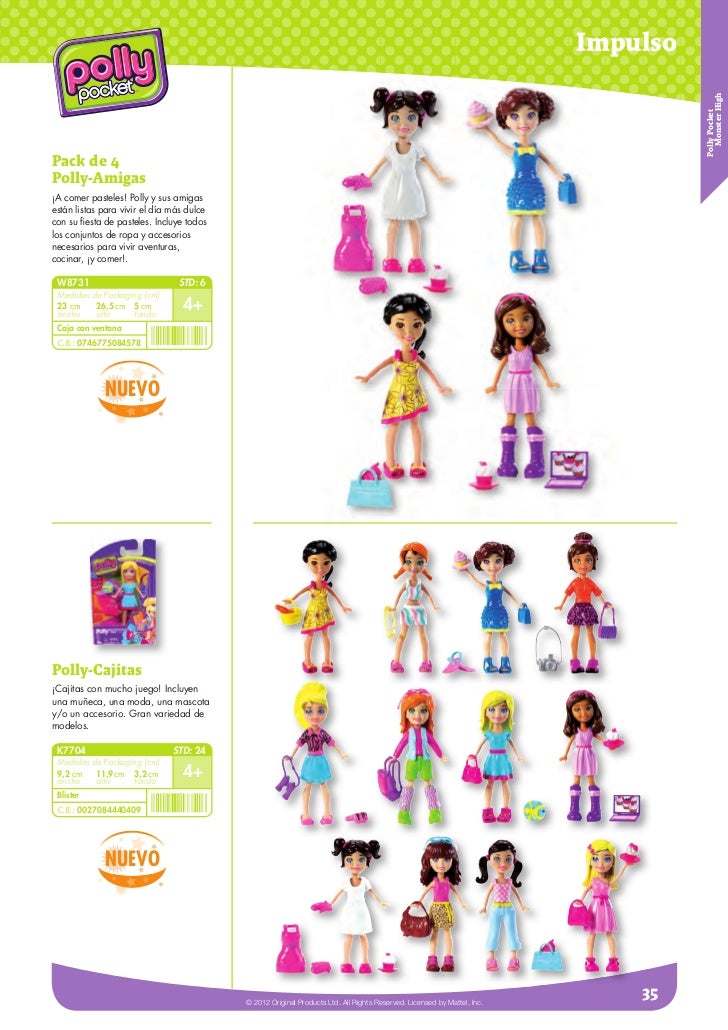 nombre de las amigas de polly pocket