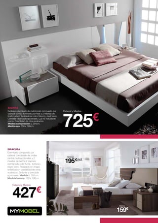 MYMOBEL. Catálogo Colección 2014 / 2015. Muebles y Decoración