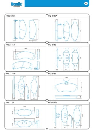 45




HQ-2129A                                                                      HQ-2130A
                                                                                      15,0                                         53,3




                                                                    154




                                                                                                                                                  149,2
             17,5
                                                   56,2



HQ-2131A                                                                      HQ-2132
                             149,8
                                                               15,5
        58,1




                                                                                                                       156,4




                                                                                                                                                 156,4
                                                                                          16,5          52,5                       52,5



HQ-2133A                                                                      HQ-2134
                                                                                                    129,8
                                   151,3




                                                                      151,3




                                                                                                                                                          56,3
                                           210mm




                                                                                                                                                 17,8




        17,0        49,1                              49,1



HQ-2135                                                                       HQ-2135A
                           141,3
     48,35




                                                                                                               140,2




                                                                                                                                                            141,3




                                                             16,0
                                                                                                                           340mm




                           140,1
     48,35




                                                                                   15,5          47,7                                     47,7
 