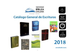 Catálogo General de Escrituras
2018
actualizado Junio
1
 
