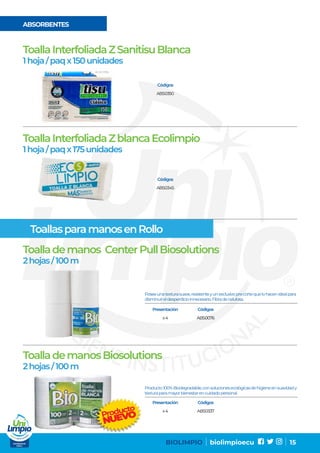 Abs0337 Catálogo Biolimpio | PDF