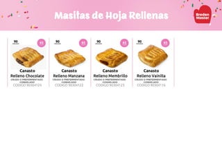 Masitas de Hoja Rellenas
 