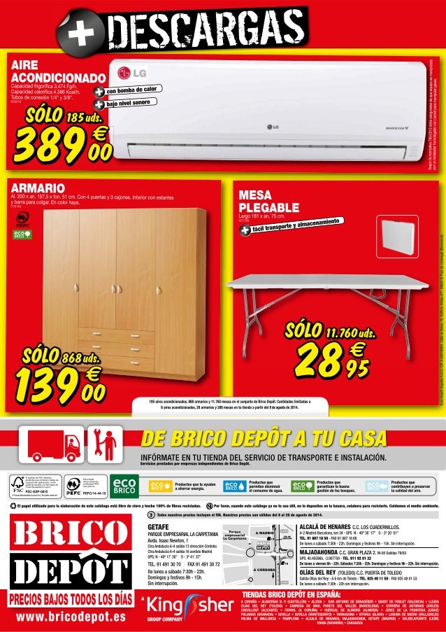 Catalogo bricodepot agosto 2014
