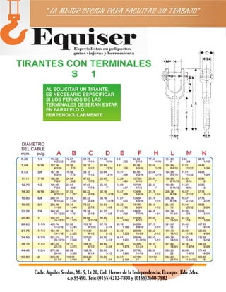 EQUISER ESLINGAS