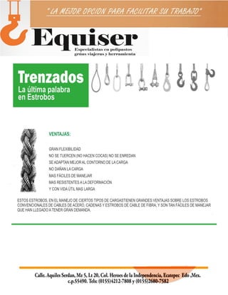 EQUISER ESLINGAS