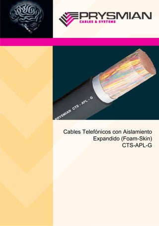 Cables Telefónicos con Aislamiento
           Expandido (Foam-Skin)
                      CTS-APL-G




                              1
 