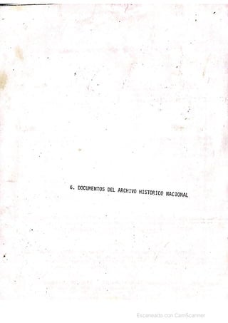 Catalogo chocò Archivo Historico Nacional