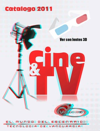 Catalogo CINE & TV  VERSION 3D