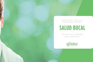 109
Olvídate de la placa dental con
GLISTER™, el enjuague bucal ayuda
a eliminar el sarro y las bacterias que
causan el mal aliento, terminando el
trabajo del cepillado. Disfruta de un
aliento fresco con sabor a menta
por horas, con el cuidado que mere-
ce tu sonrisa.
Refresca instantáneamente tu alien-
to con un delicioso sabor a menta
libre de calorías y azúcar, en un em-
paque que puedes llevar a todos la-
dos.
Enjuague Bucal Concentrado
Refrescante Bucal en Aerosol
• No. de Artículo 9949
• Cont. 50 ml
• No. de Artículo 9893
• Cont. 9 gramos
Vierte 5 aplicaciones del enjuage
en el vasito medidor, añade agua
hasta la línea indicada y enjuaga
tu boca durante 30 segundos.
33.000$
10.800$
C
D
BENEFICIOS
•Disminuye las manchas.
•Aliento fresco.
•Pule y remueve la placa.
A B
B
A
C
D
C. Rinde
hasta
100
usos
por
botella
SALUDBUCAL
 