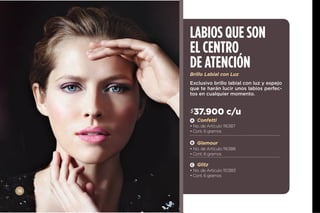 100% Garantía de Satisfacción / Ordena a través de tu Empresario Amway.
* De acuerdo con la Ingesta Diaria Recomendada, establecida por el
Ministerio de de Salud y Protección Social.
Bebida de fácil preparación para
una alimentación balanceada. Apor-
ta nutrientes, vitaminas y minerales
que nuestro cuerpo necesita para
funcionar adecuadamente y es baja
en grasa.
Sabores: Caramelo, Fresa, Banano y
Cookies & Cream.
Fresa - No. de Art. 106672
Banano - No. de Art. 106686
Cookies & Cream - No. de Art. 106673
Caramelo - No. de Art. 106687
Toma un sobre al día disuelto
en un vaso con agua o leche.
68.900$
NATURALMENTE
DELICIOSOS PARA
MANTENER TU FIGURA
Nutrishake
A
B
C
D
• Caja con 12 sobres de 45 gramos c/u.
Registro Sanitario: RSiA02I34709
C/U
A
B
C
D
• 20% DE CALCIO
RECOMENDADO
PARA LA INGESTA*
• BAJA EN GRASAS.
CONTIENE 180
KILOCALORÍAS.
 