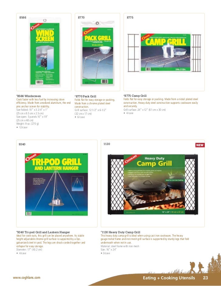 Coghlans 8770 pliant Pack Grill