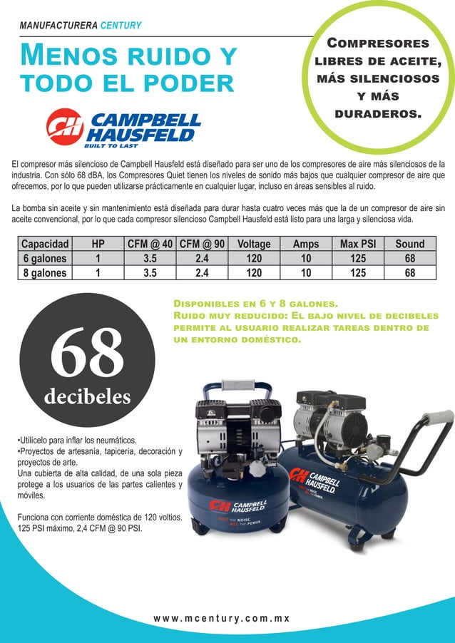 Catalogo completo campbell hausfeld PDF