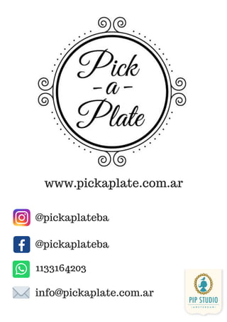 @pickaplateba
@pickaplateba
1133164203
info@pickaplate.com.ar
www.pickaplate.com.ar
 