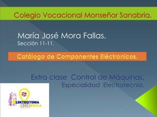 María José Mora Fallas.
Sección 11-11.
 
