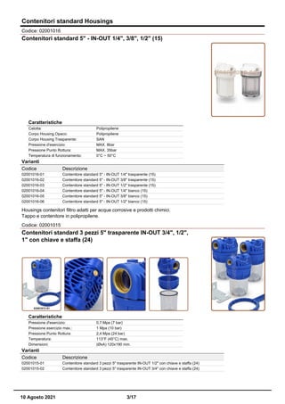 Filtro Per Acqua Big 10 Con Cartuccia In Rete Plastica Luise - Foto 6
