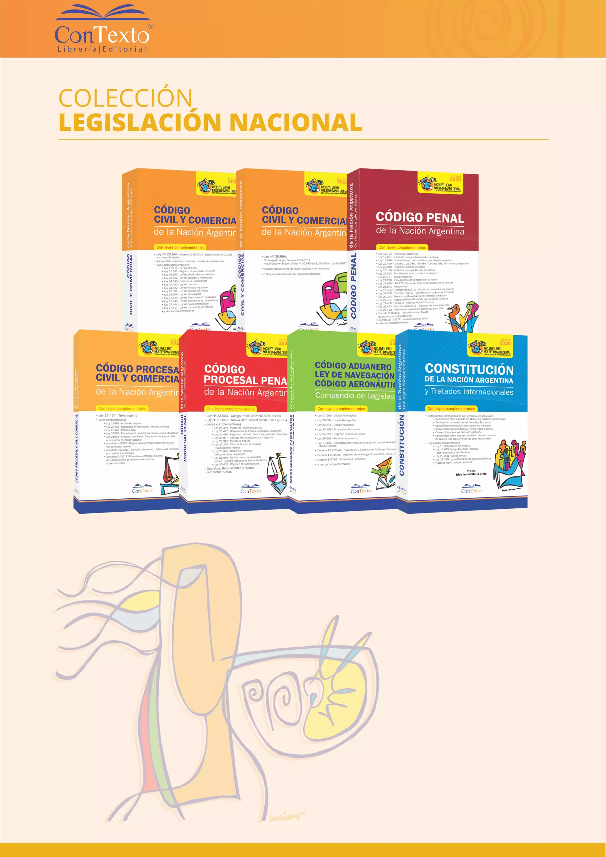 CATÁLOGO EDITORIAL CONTEXTO | 184 |
COLECCIÓN
LEGISLACIÓN NACIONAL
 