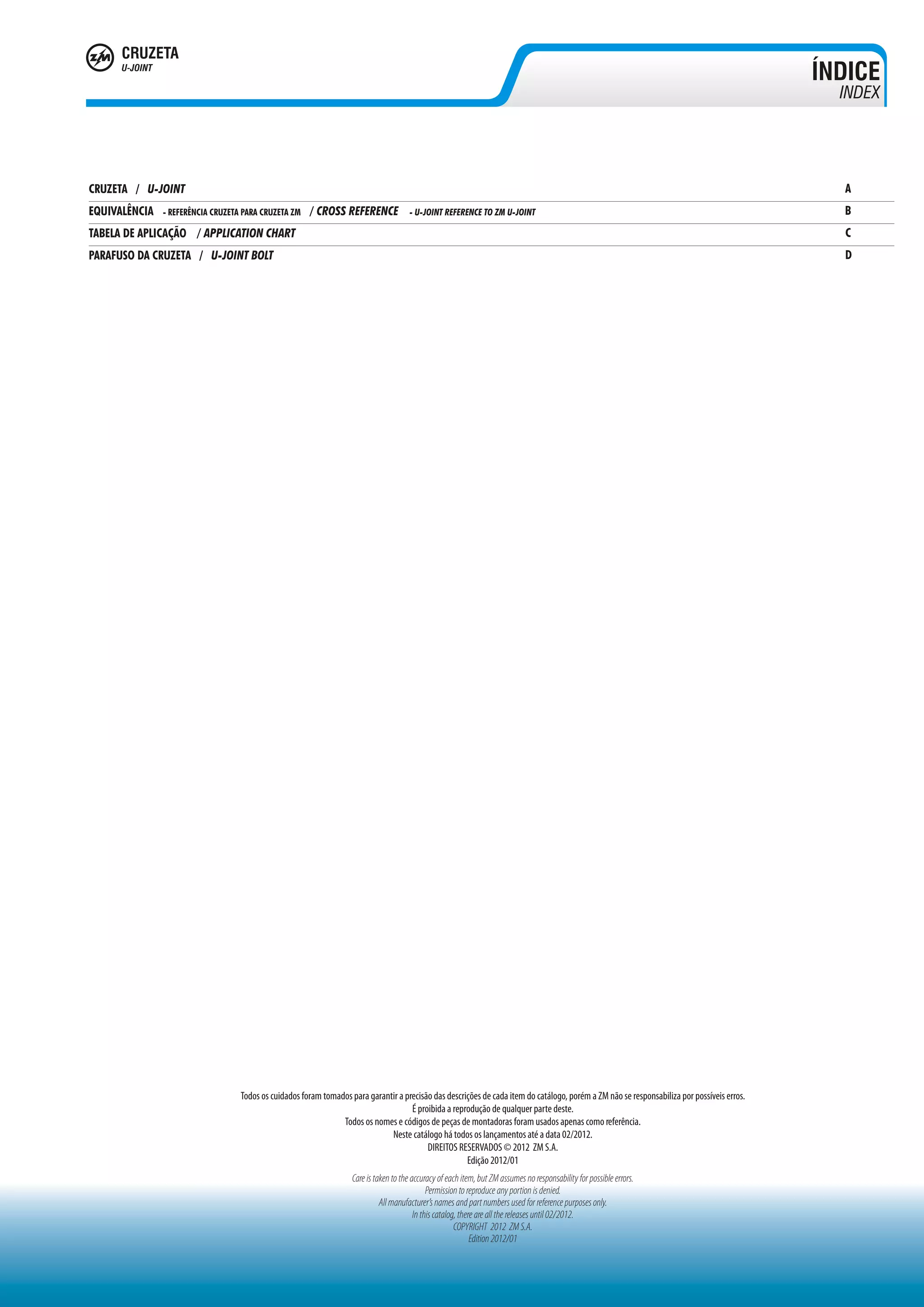 Catalogo cruzetas 2012 | PDF