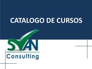 CATALOGO DE CURSOS
 