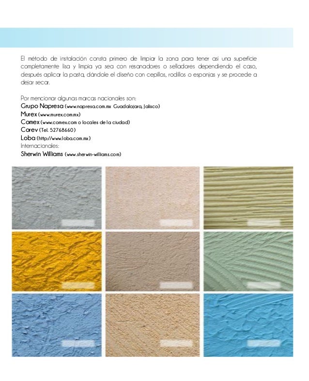 Catalogo De Acabados